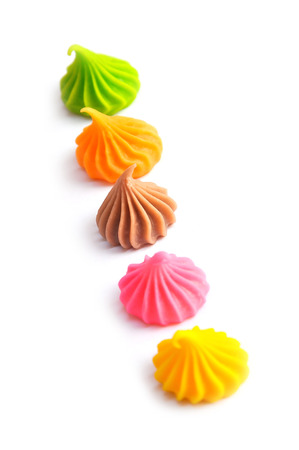 Aalaw sweet dessert made ââof flour. The outer surface is solid sugar. The inner is viscosity starchy. There are many colors and fragrant.の写真素材