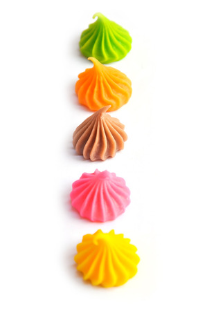 Aalaw sweet dessert made ââof flour. The outer surface is solid sugar. The inner is viscosity starchy. There are many colors and fragrant.の写真素材