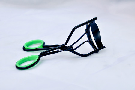 Eyelash Curler is a portable makeup equipment set for young female or teenage.の写真素材
