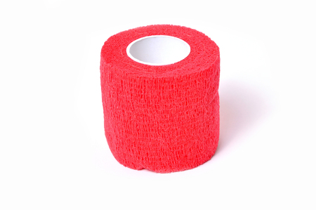 A conforming bandage is a bandage designed to mold itself to the shape of the areaの写真素材