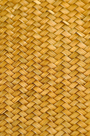 Woven bamboo flooring is a beautiful pattern.の写真素材