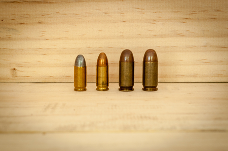 Ammunition, 9mm and 11mm size.