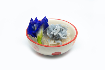 Sweet Coconut Ball or Ma Prao Kaew is another thai dessert that made from coconut. This kind of dessert can keep them for long time and easy to make.の写真素材