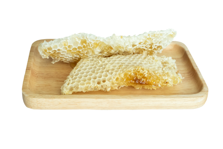 Honey in the honeycombの写真素材
