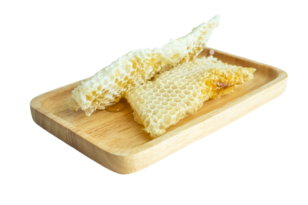 Honey in the honeycombの写真素材