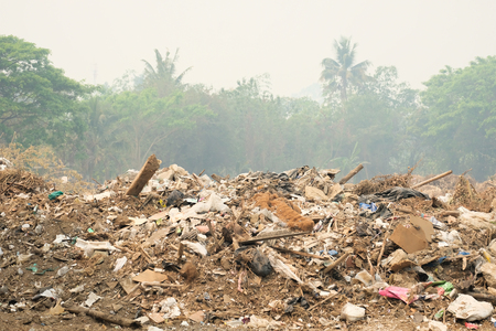 Cities that have accumulated toxic pollutionの写真素材