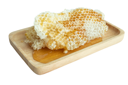 Honey in the honeycombの写真素材