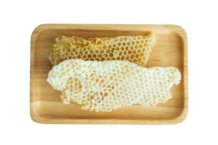 Honey in the honeycombの写真素材