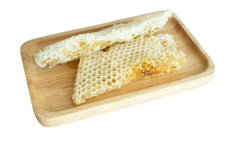 Honey in the honeycombの写真素材