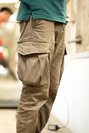 Side pocket of the pantsの写真素材