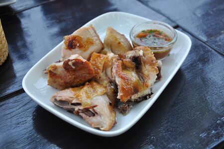 Grilled Chicken is one of our favorite meals.の写真素材