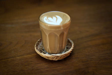 Piccolo Latte is a coffee menu for people who are bored with regular lattes and want to try a new menu of coffee with milk.の写真素材