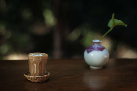 Piccolo Latte is a coffee menu for people who are bored with regular lattes and want to try a new menu of coffee with milk.の写真素材