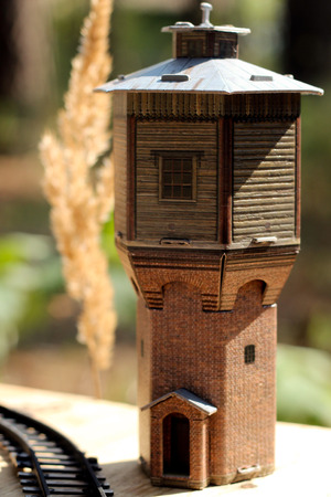 The model of water towerの写真素材