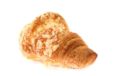 Croissant isolated on white.の写真素材