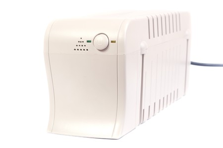 Ups isolated on white.の写真素材