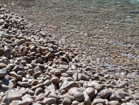 Sunny beach background close upの写真素材
