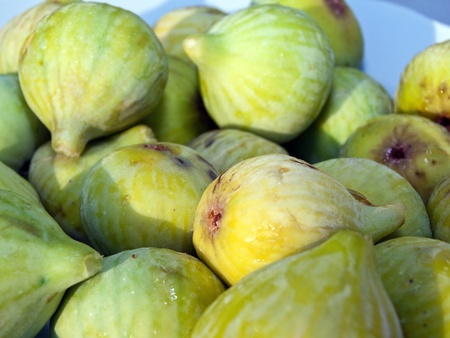 Fresh figs close upの写真素材