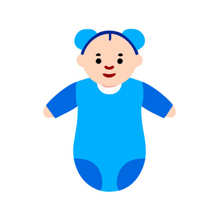 Vector colorful illustration EPS. Clipart Hand drawn cartoon graphic deisgn icon. AI generated imageのイラスト素材