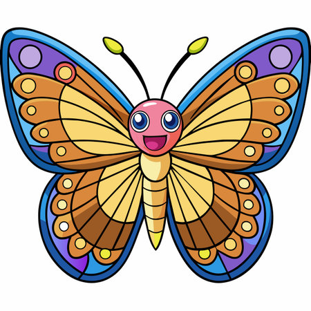 Vector colorful illustration EPS. Clipart Hand drawn cartoon graphic deisgn icon. AI generated imageのイラスト素材