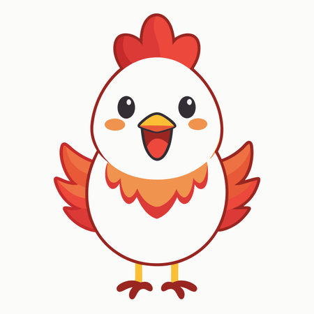 Downy Woodpecker bird angry kawaii. AI generated image. Clipart cartoon design iconのイラスト素材