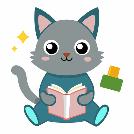 Florida Panther sleeps kawaii. AI generated image. Clipart cartoon design iconのイラスト素材