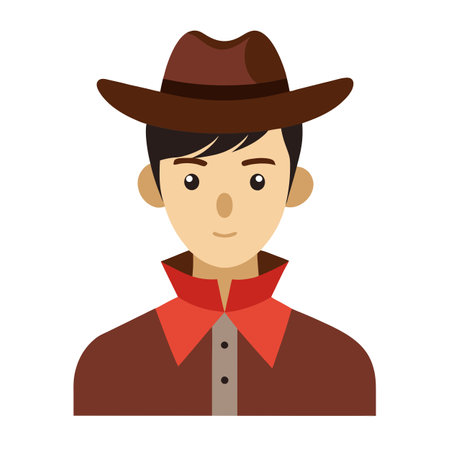Halloween costumes - Front view mid shot of Asian man dressed as . AI generated. Vector iconのイラスト素材