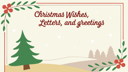 Blank White Card for Christmas Wishes. Letters. and Greetings. AI generated. Vector iconのイラスト素材
