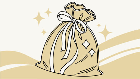 Glamorous shimmer glamorous golden package luxury gold gift elegance present. AI generated. Vector iconのイラスト素材