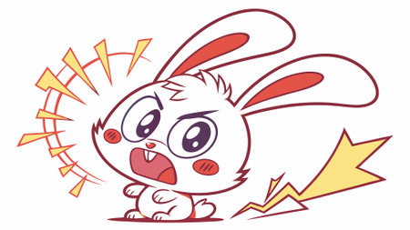 Arctic Hare kind cries hospital Sun vector. AI generated. Vector iconのイラスト素材