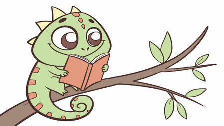 Basilisk Lizard cheating jumps lake vector. AI generated. Vector iconのイラスト素材