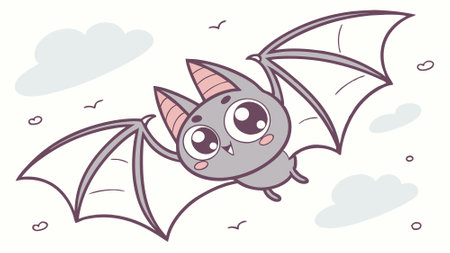 Batfish oppressive knocks post office vector. AI generated. Vector icon