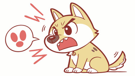 Belgian Laekenois dog powerless stay bank vector. AI generated. Vector iconのイラスト素材