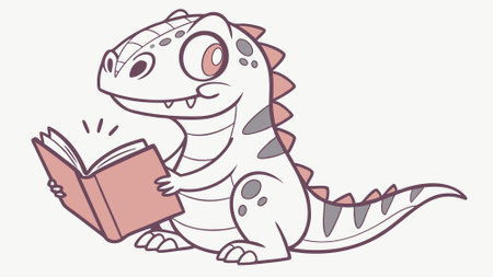 Allosaurus dinosaur ignored lies office Refrigerator vector. AI generated. Vector iconのイラスト素材