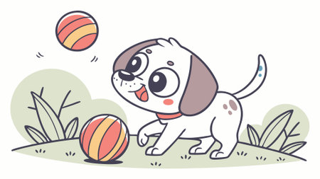 Boxerdoodle dog anxious angry bank vector. AI generated. Vector iconのイラスト素材