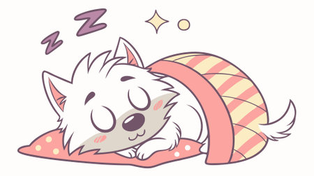 Cairn Terrier dog brisk jumps hospital vector. AI generated. Vector iconのイラスト素材