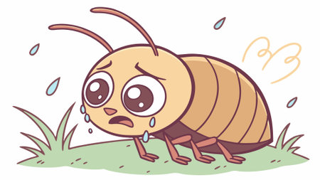 Camel Cricket joyful walks forest vector. AI generated. Vector icon