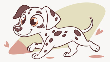 Catahoula Leopard supportive sits office vector. AI generated. Vector iconのイラスト素材