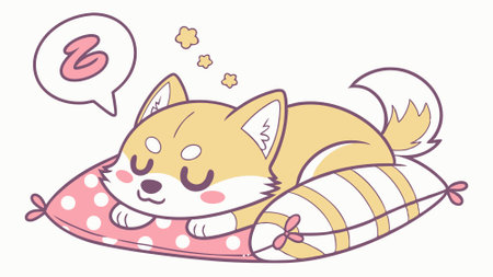 Chusky dog shocked smiles ocean vector. AI generated. Vector iconのイラスト素材