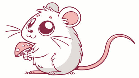 Dassie Rat mouse fabulous lies island vector. AI generated. Vector iconのイラスト素材