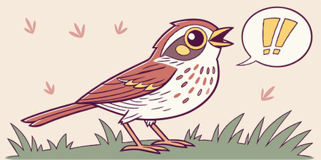 Emu bird kind angry city vector. AI generated. Vector iconのイラスト素材