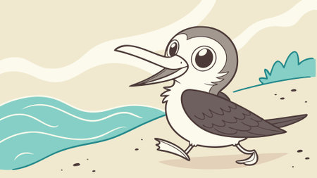 Frigatebird bird victorious looks farm vector. AI generated. Vector iconのイラスト素材