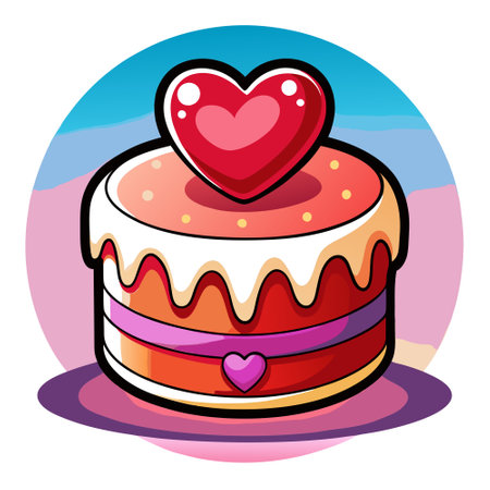 Closeup of a person holding heart in hands isolated on white background. AI generated. Vector iconのイラスト素材