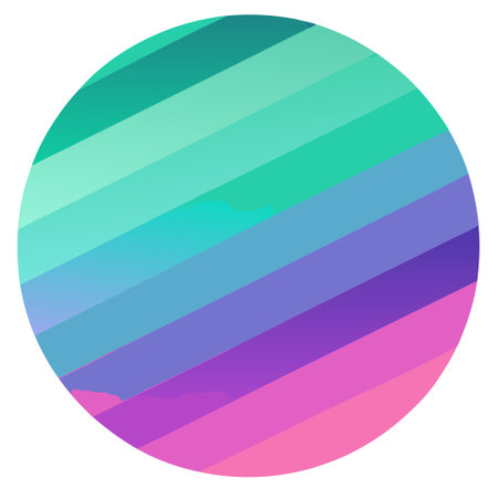 Colorful gradient background with teal, turquoise, pink and purple abstract diagonal stripesのイラスト素材