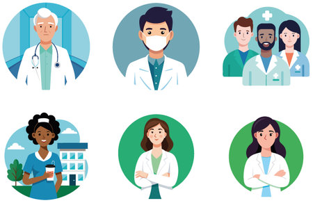 Affordable Healthcare Bundle: Medical Plan Savings Collection Stickers. AI generated Image Set....