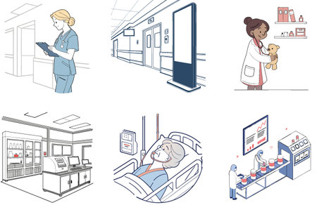 Daily Dose Medicine Bundle: A Reliable Wellness Collection Illustrations. AI generated Image Set. Clipart cartoon design iconsのイラスト素材