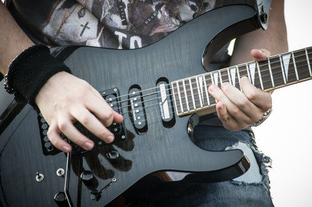 Rock show live in Italy. MILF, italian rock bandの写真素材