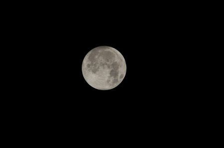 Full Moon before Lunar eclipse. Italy, 2015