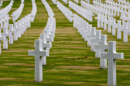 Florence, Italy - November 2015 - American Second World War Cemetery in Florence, Italy. 2015のeditorial素材