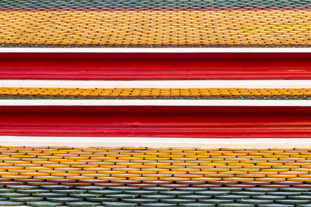 roof top Thailand temple textureの写真素材